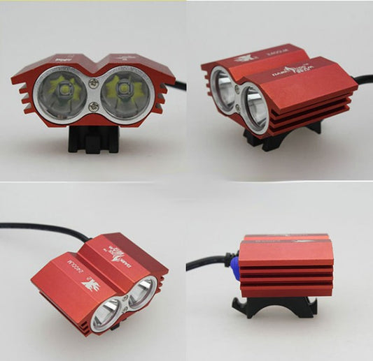 Battery Powered Waterproof Bicycle Light Headlamp