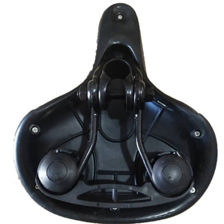 Wide Leather Bicycle Saddle