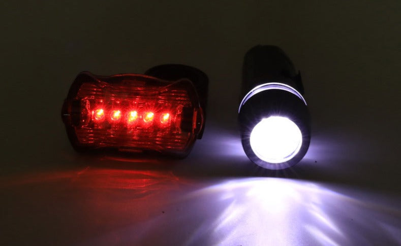 Waterproof Front and Rear Bicycle Light