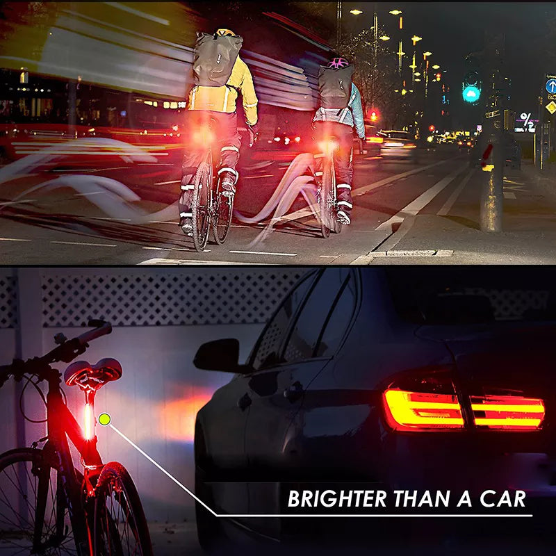 Red LED Handlebar/Helmet Light