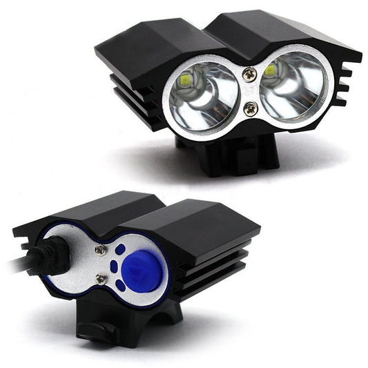 Battery Powered Waterproof Bicycle Light Headlamp